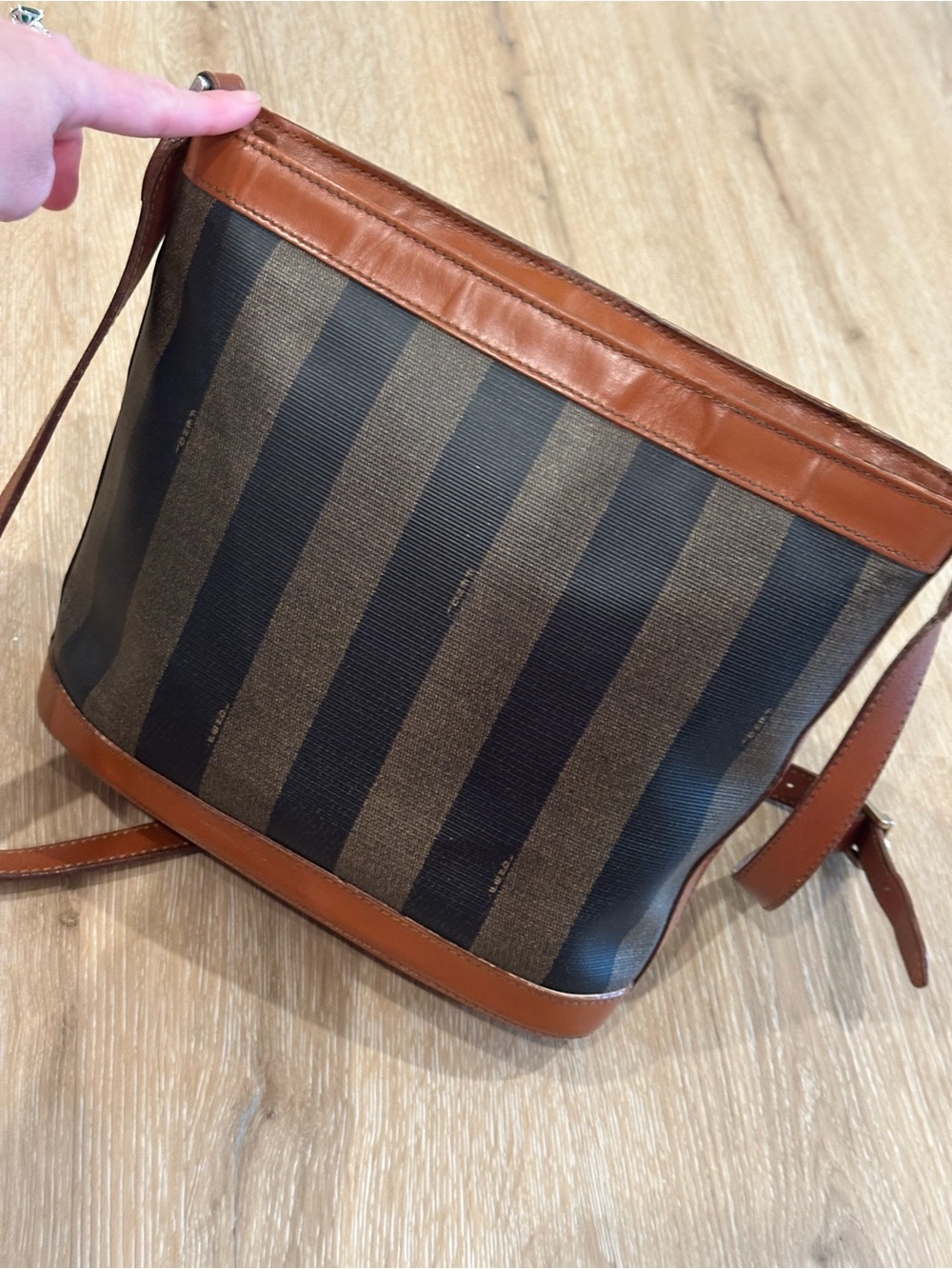 Fendi Pequin Vintage Bucket Bag - Picture 15 of 15